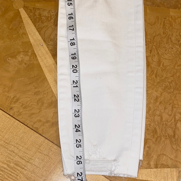 NWT!! J Brand Distressed Mid Rise Skinny Capri Jeans Underexposed Size 24 - Picture 14 of 16
